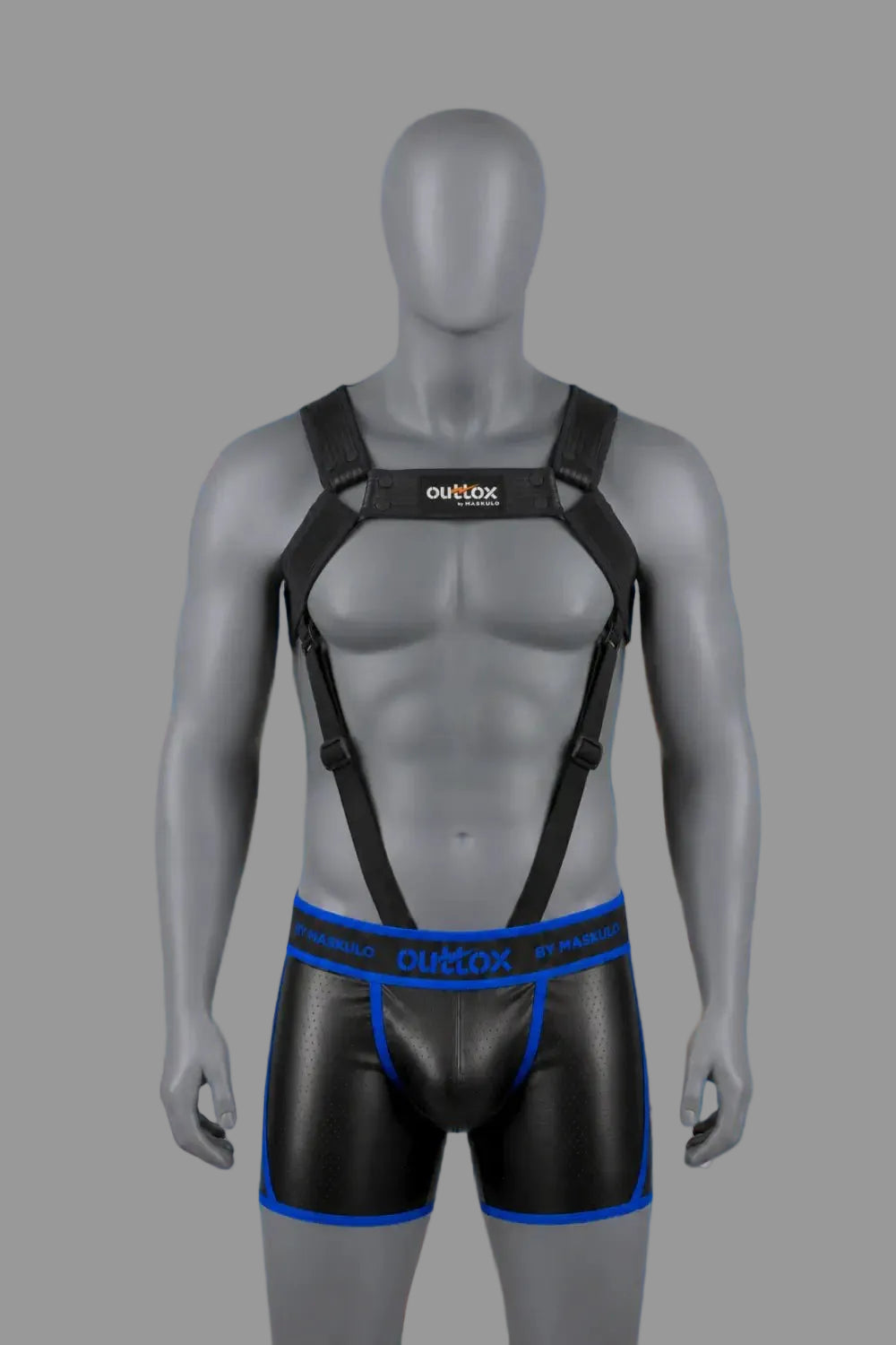 Outtox Body Harness with Snaps. Black - Outtox - XHR120-Y1- Maskulo EU Global Online Store