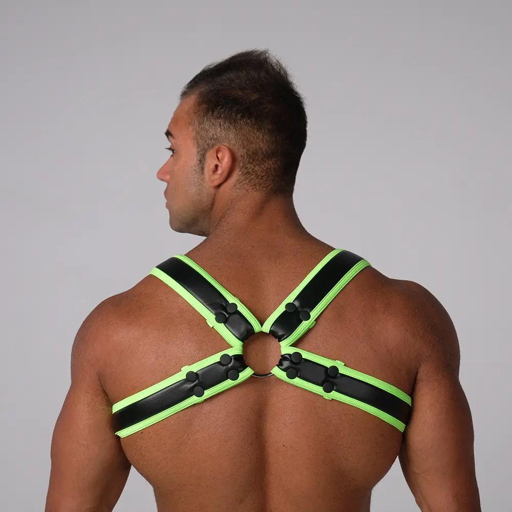Youngero Generation Y. Bulldog Harness. Neon - Maskulo - MHR158-Y1 - Maskulo EU Global Online Store