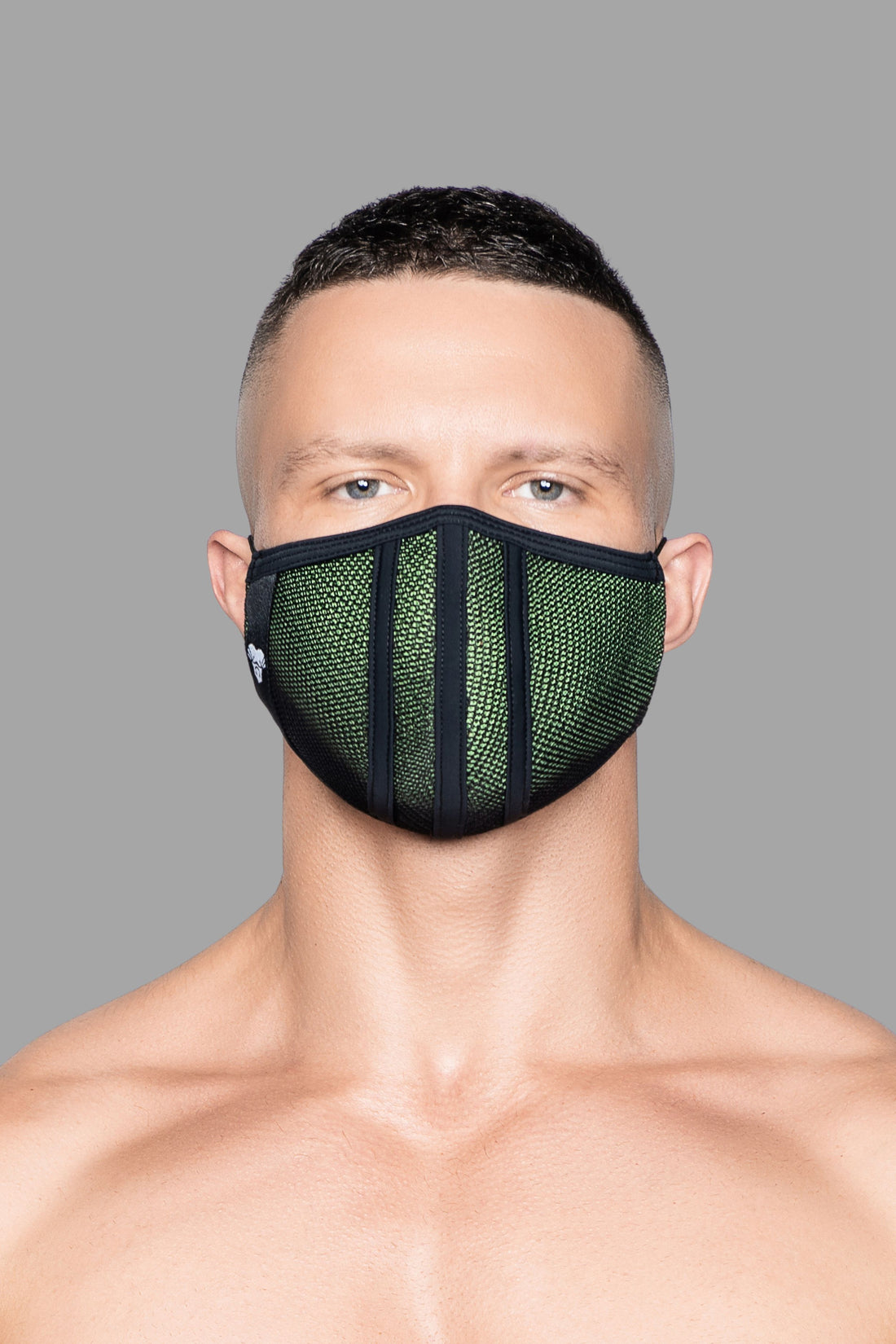 Life 3D Maske. Grün+Schwarz