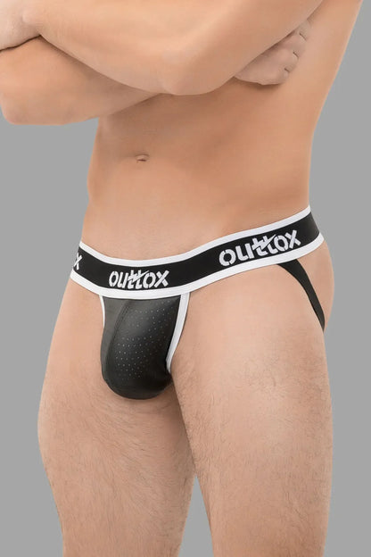 Outtox. Jock with Snap Codpiece. Black and White