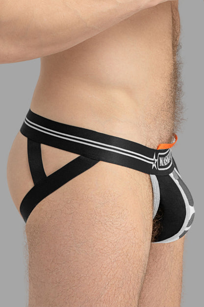 Military Jock with Lifter. Black