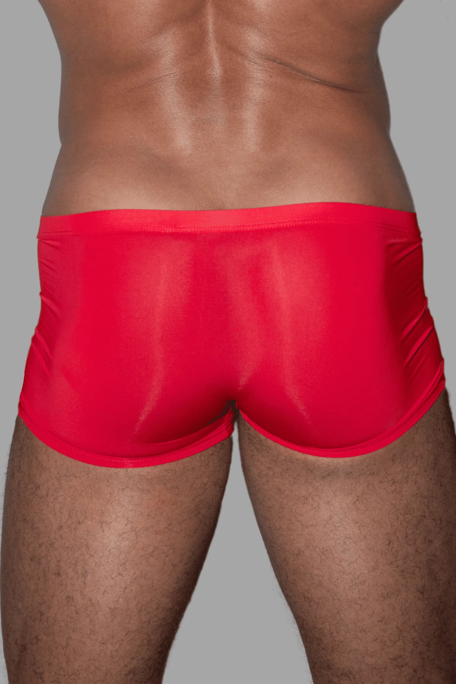 Ryan Ironsilk Trunks Serrés. Rouge