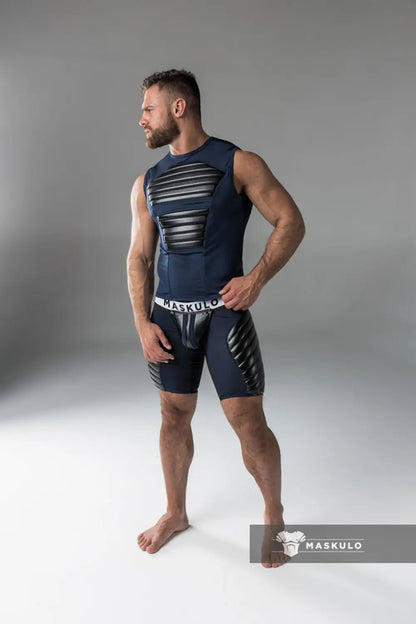 Armored. Tank Top. Front Pads - Maskulo - MTP137-Y1 - Maskulo EU Global Online Store