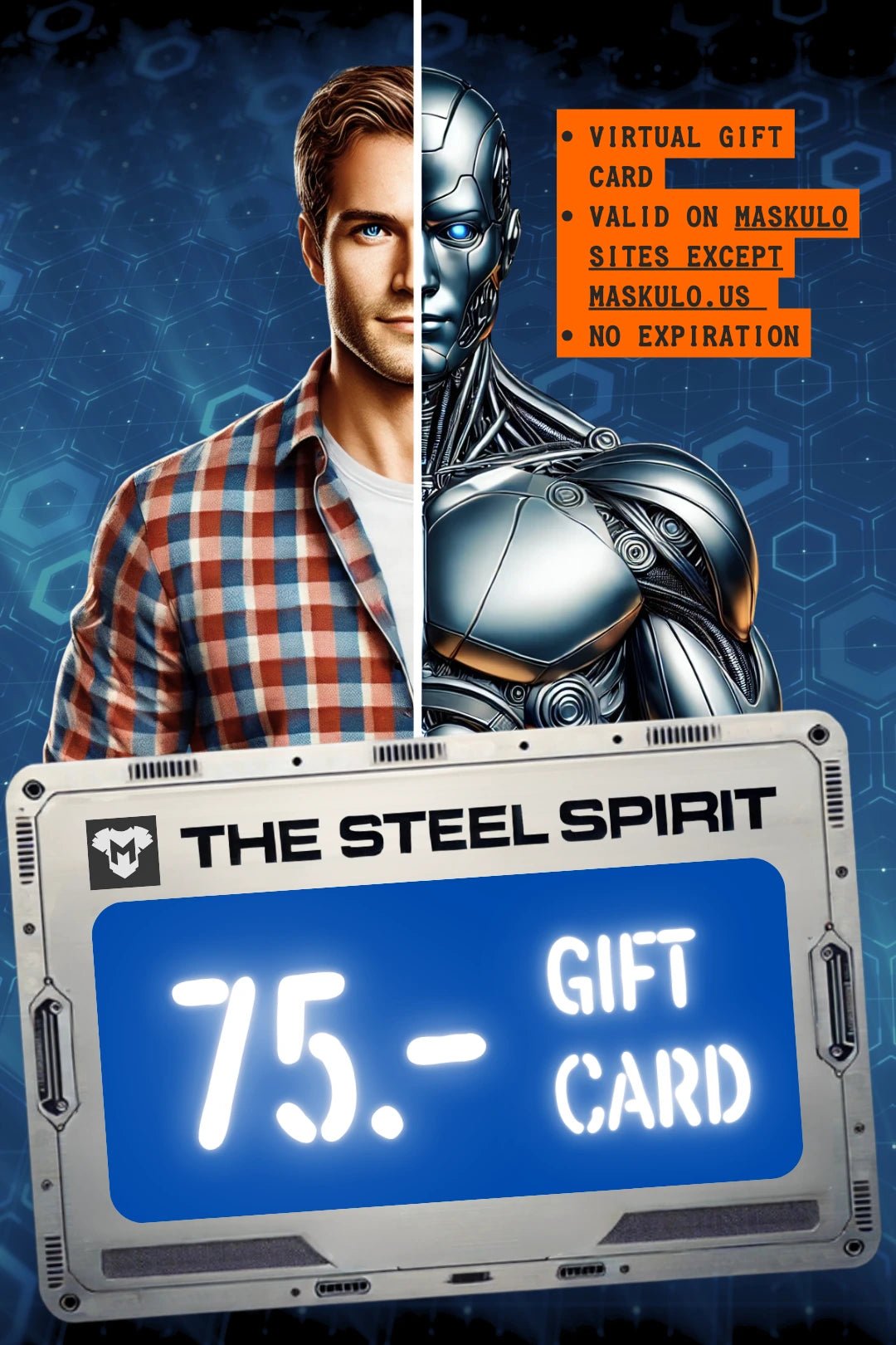 Maskulo Global (EU) online store gift card for 300â‚¬, ideal for any occasion. Purchase instantly for shipping from the EU.