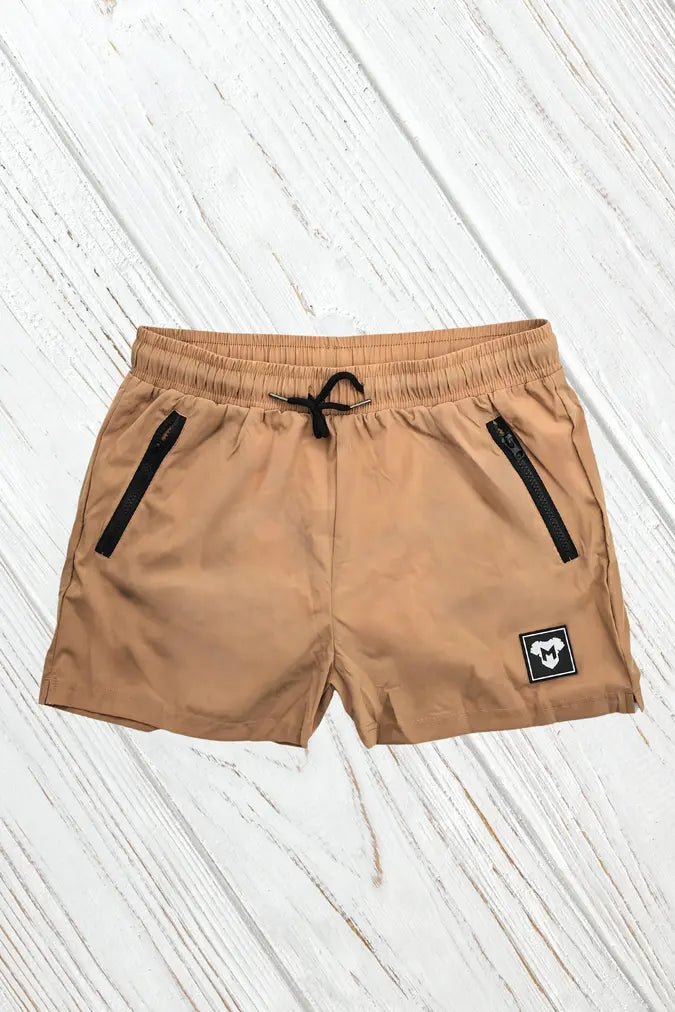 Jedd Synther Soft Shorts with Zip Pockets. Khaki - Maskulo - MSH269 - Y1 - Maskulo Global (EU) Store