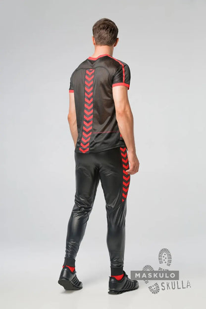 Skulla. Mesh T-Shirt. Red - Maskulo - MTS113-Y1 - Maskulo EU Global Online Store