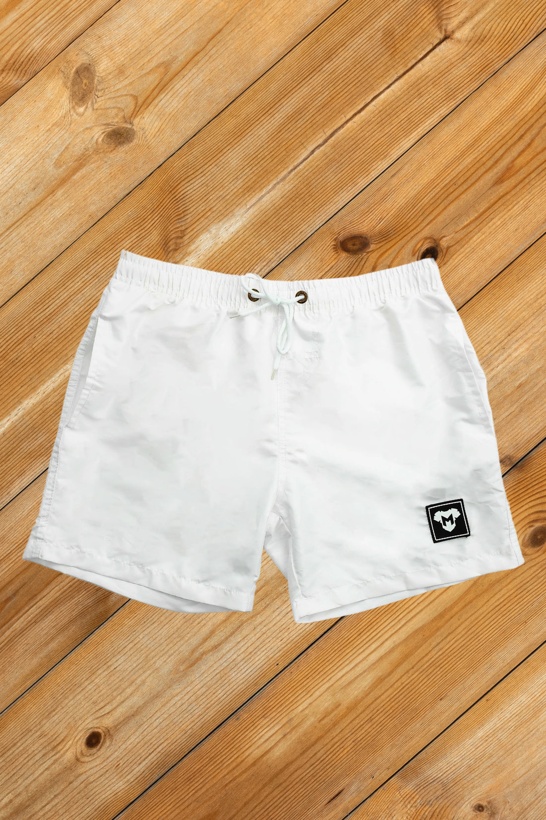 Zephyr Cyclone Soft-Touch Nylon Shorts. White