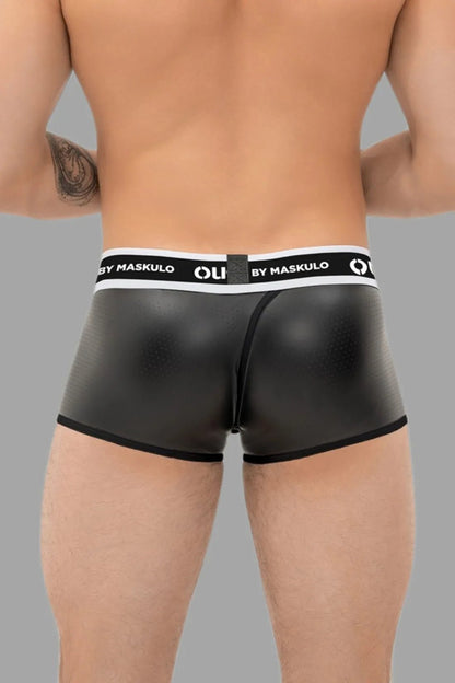 Outtox by Maskulo. Wrapped Rear Trunk Shorts. Codpiece. Black - Outtox - XTR117 - Y1 - Maskulo Global (EU) Store