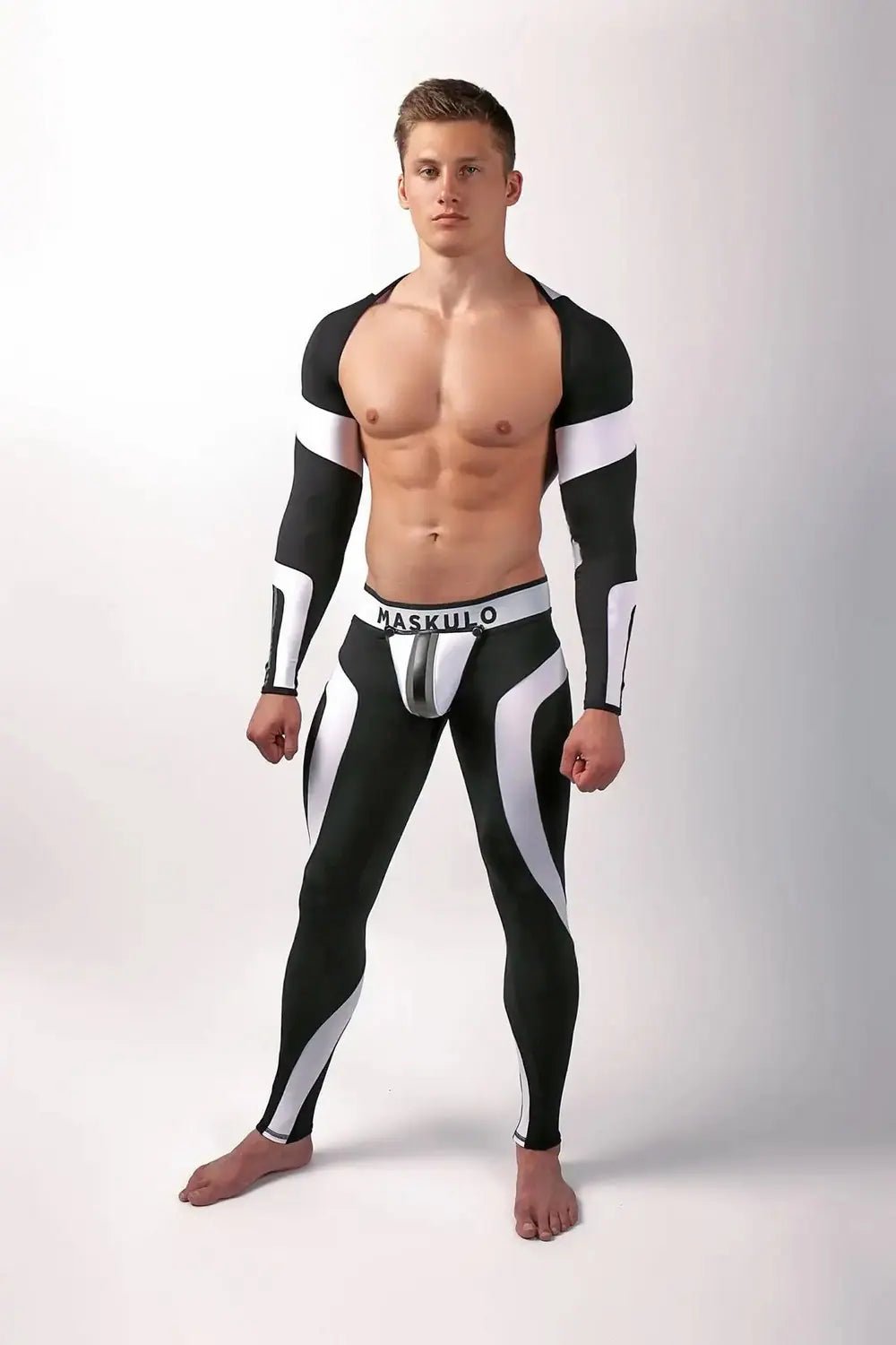 Youngero. Crop Top. Long Sleeves. White - Maskulo - MTP159-Y1 - Maskulo EU Global Online Store